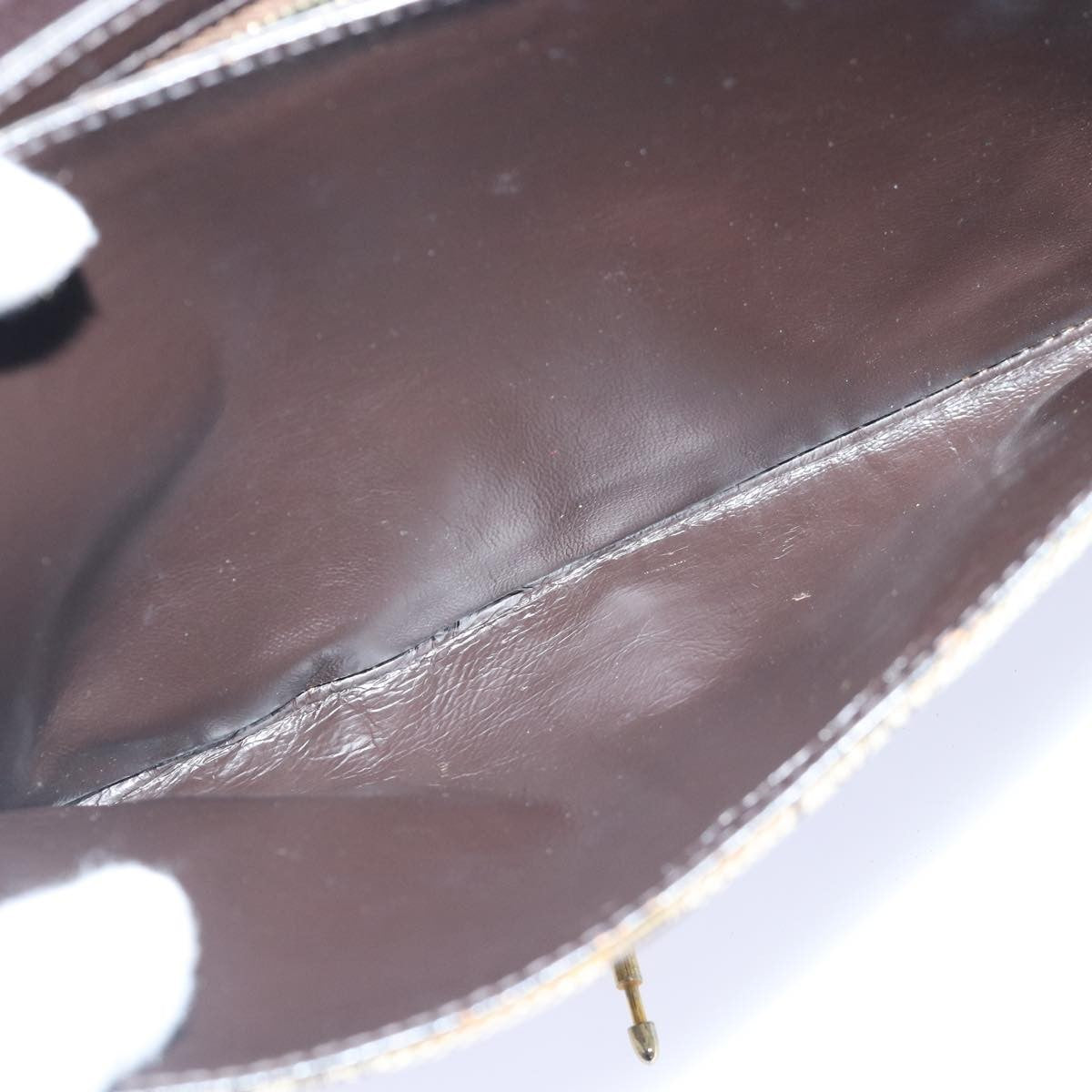 Celine Sulky Clutch Bag Canvas, BEIGE, CANVAS, Clutche & pouche