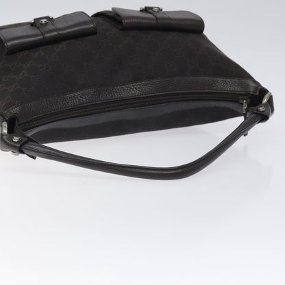 Gucci Abbey Pocket Hobo GG Canvas, BROWN, CANVAS, Shoulder bag