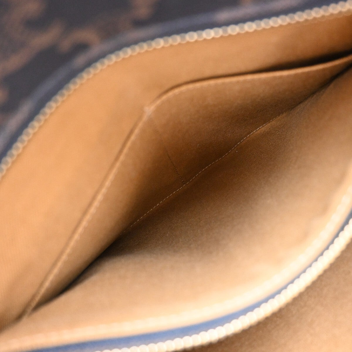 Celine Vertical Cabas Tote Triomphe Coated Canvas, BROWN, CANVAS, Tote bag