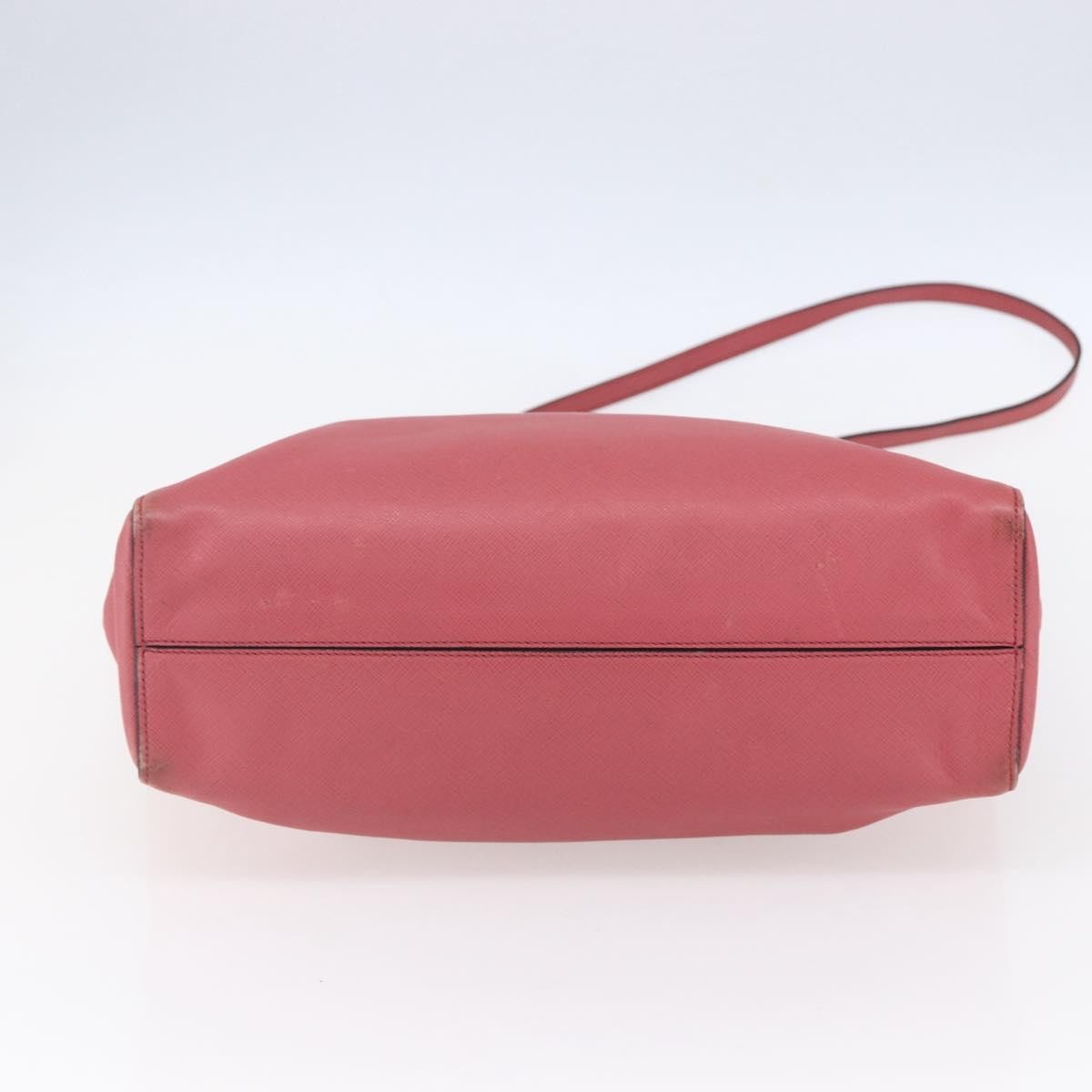 Prada Convertible Soft Shopping Tote Saffiano Leather, PINK, LEATHER, Tote bag