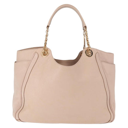 Salvatore Ferragamo Betulla Chain Tote Leather, PINK, LEATHER, Tote bag