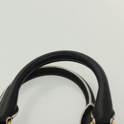 Burberry Belt Tote Perforated Leather, BLACK, LEATHER, Tote bag