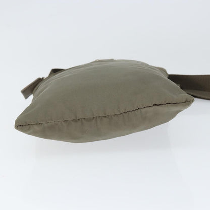 Prada Front Pocket Messenger Bag Tessuto, KHAKI, NYLON, Shoulder bag