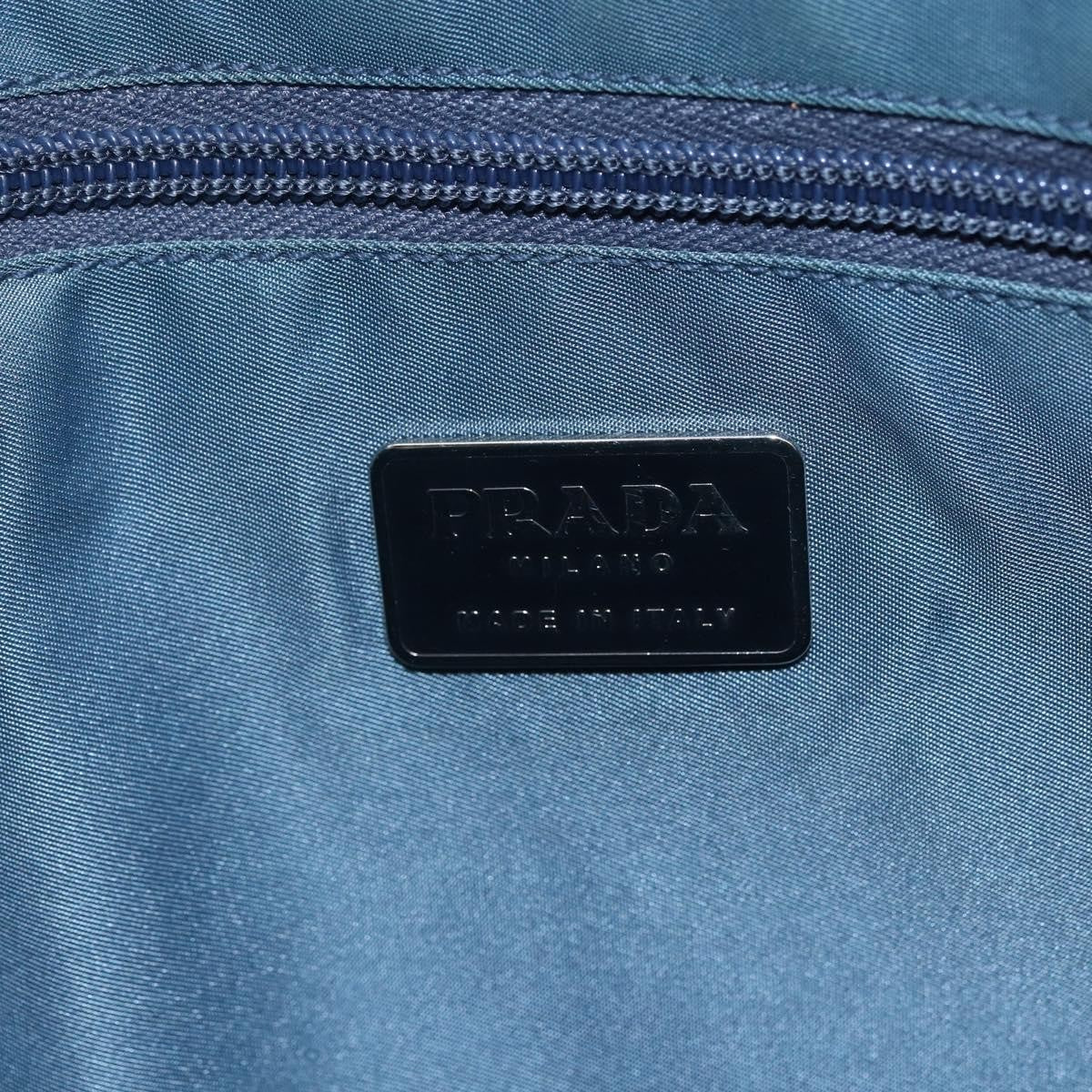 Prada Vintage Tote Tessuto, BLUE, NYLON, Shoulder bag