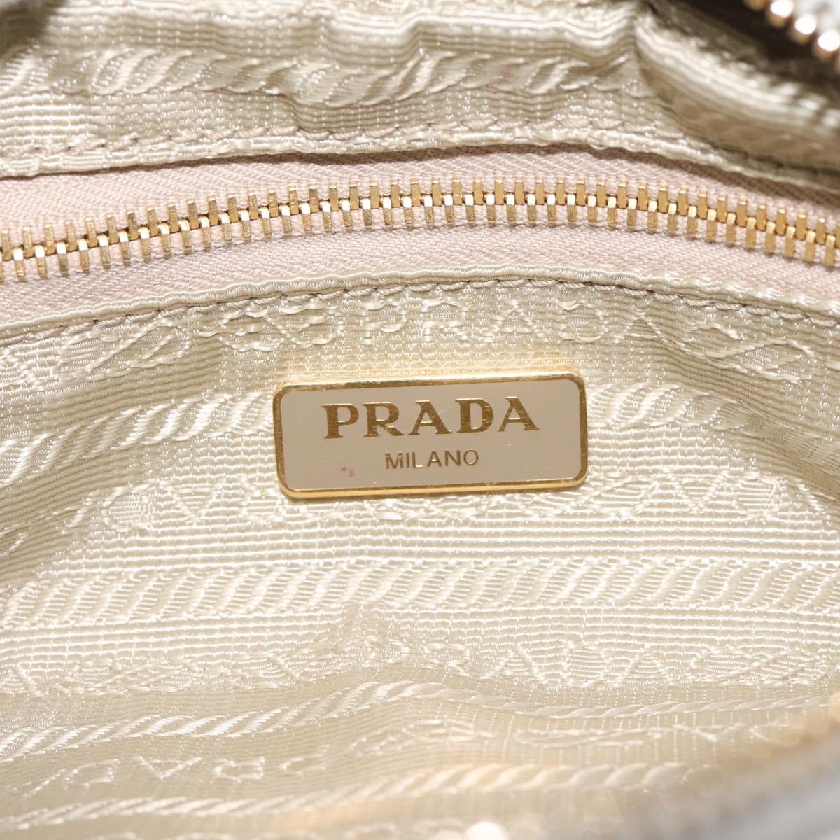 Prada Vintage Pouch Tessuto, GRAY, CANVAS, Clutche & pouche