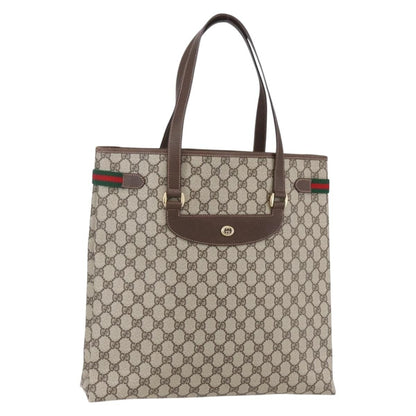 Gucci Vintage tote GG Canvas, BEIGE, PVC, Tote bag