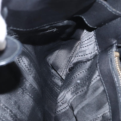 Salvatore Ferragamo W Chain Tote Leather, BLACK, LEATHER, Tote bag