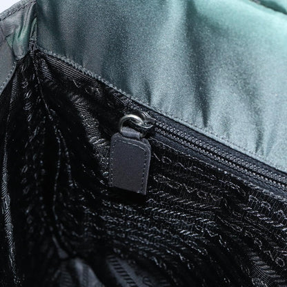 Prada Vintage Handbag Tessuto, KHAKI, NYLON, Handbag