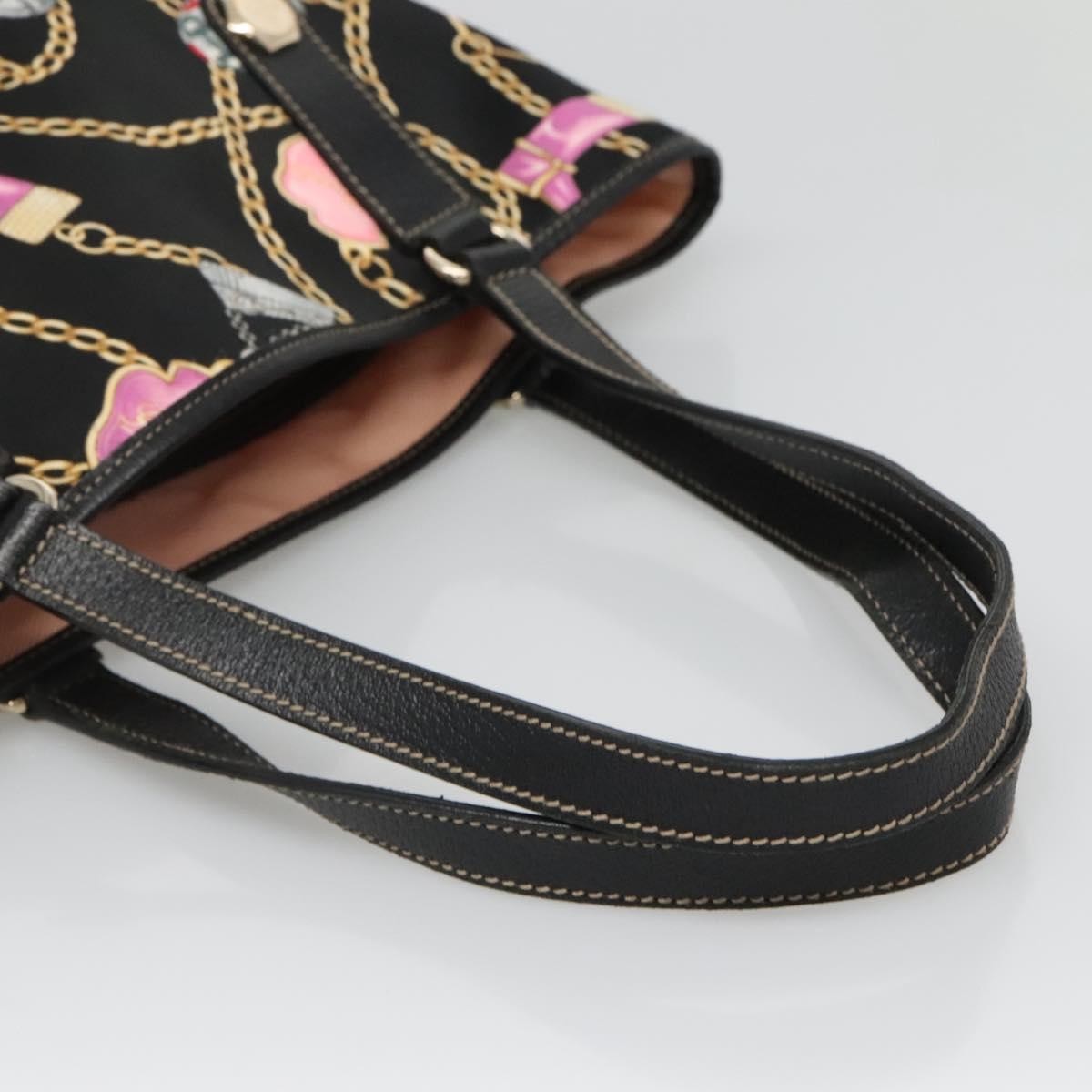 Gucci Charmy Tote Satin, BLACK, SATIN, Tote bag