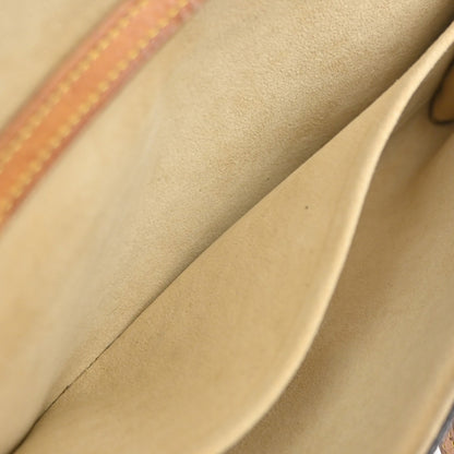 Louis Vuitton Twin Handbag Monogram Canvas, Brown, Canvas, Clutch