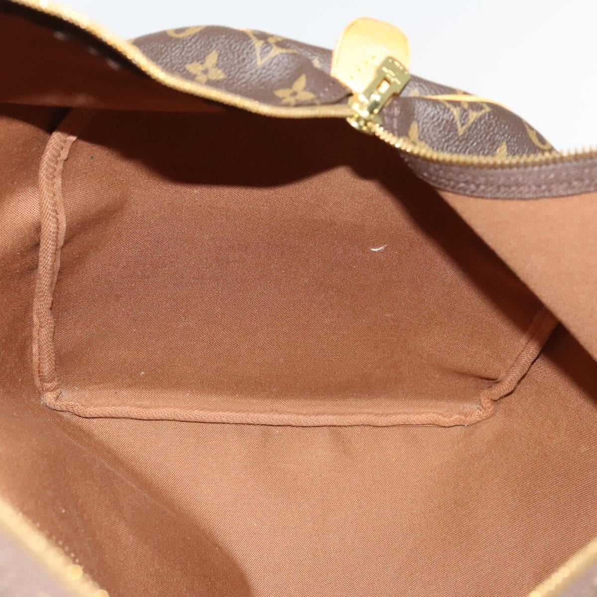 Louis Vuitton Keepall Bag Monogram Canvas, BROWN, CANVAS, Travel bag