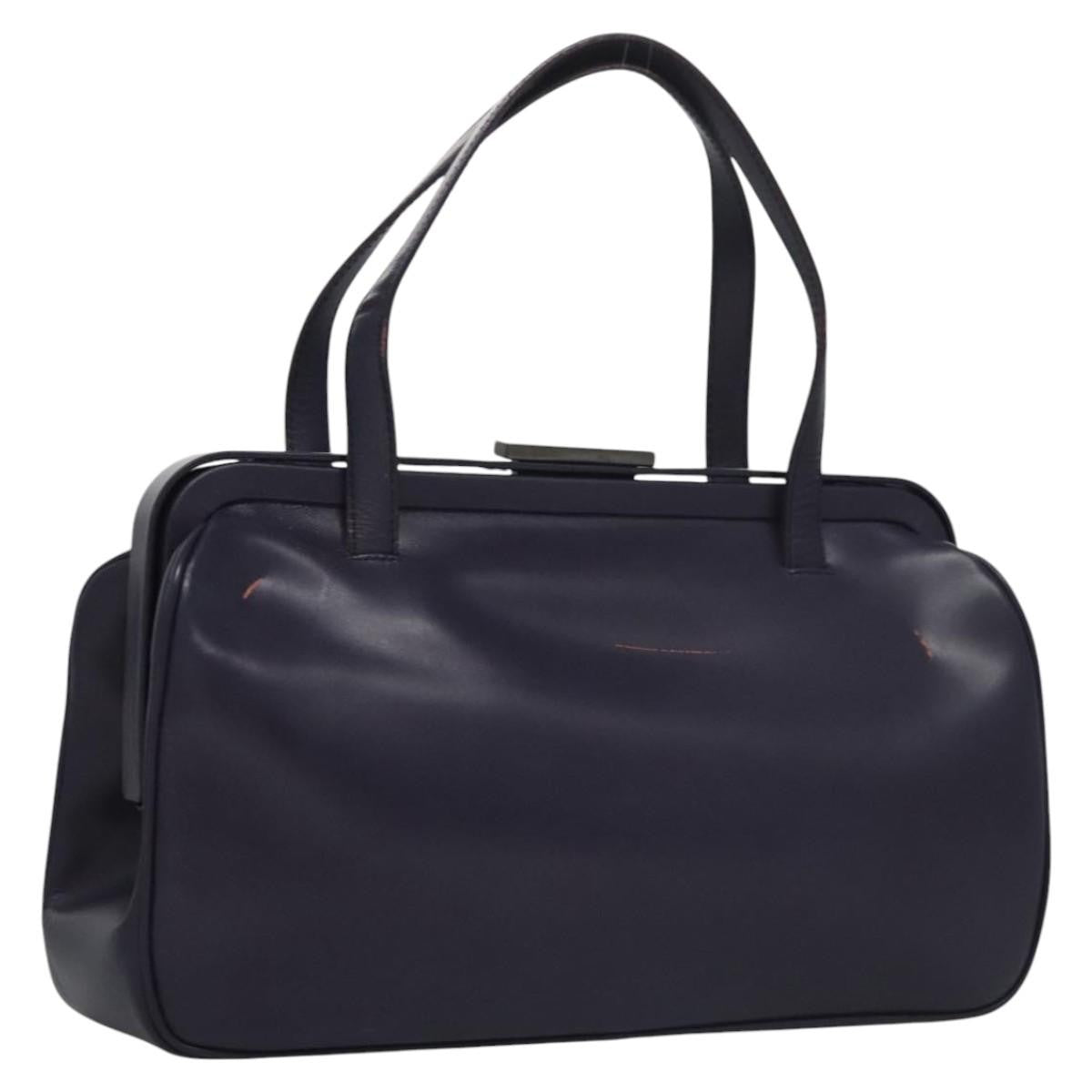 Prada Vintage Handbag Leather, PURPLE, LEATHER, Handbag