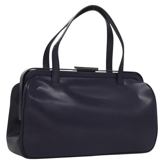 Prada Vintage Handbag Leather, PURPLE, LEATHER, Handbag