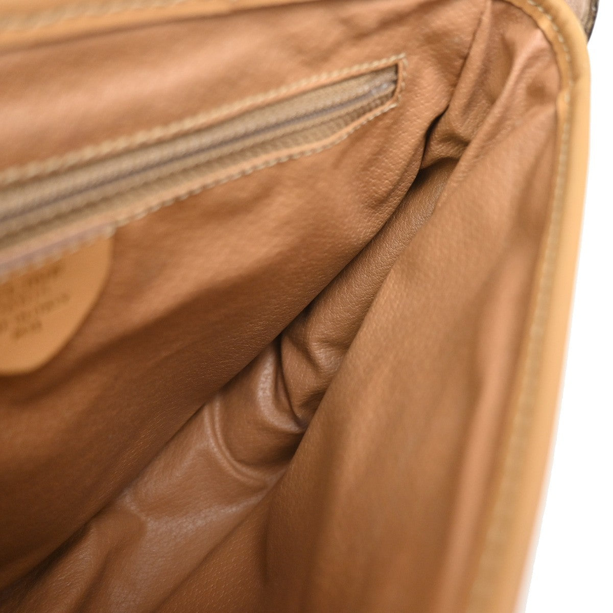 Celine Macadam Shoulder Bag PVC Leather, BROWN, PVC, Shoulder bag