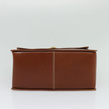 Valentino Garavani Vintage Handbag Leather, BROWN, LEATHER, Handbag
