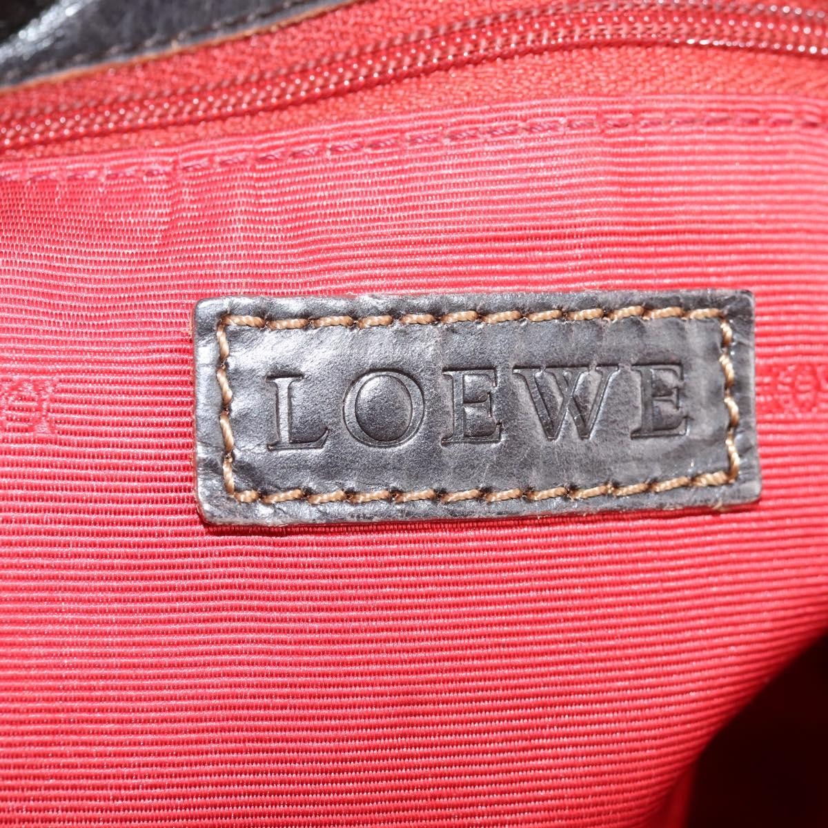 Loewe Anagram Shoulder Bag Suede, PURPLE, SUEDE, Shoulder bag