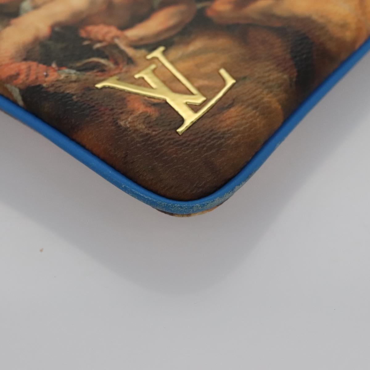 Louis Vuitton Pochette Clutch Limited Edition Jeff Koons Rubens Print Canvas, MULTICOLOUR, CANVAS, Clutche & pouche