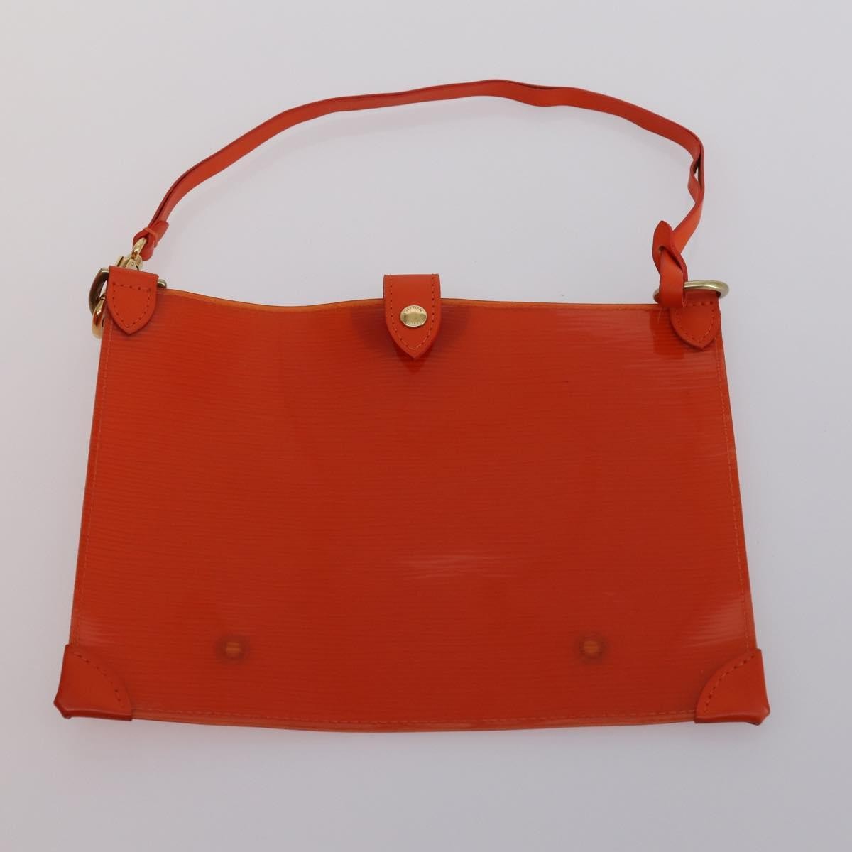 Louis Vuitton Plage Lagoon Bay Handbag Vinyl Epi Leather, ORANGE, LEATHER, Tote bag