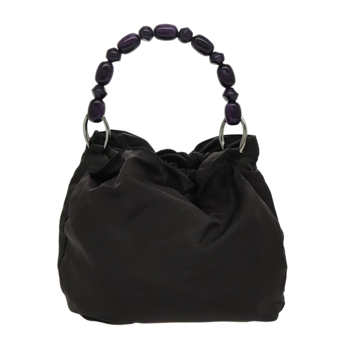 Christian Dior Saddle Zip Pouch Diorissimo Canvas, PURPLE, NYLON, Clutche & pouche