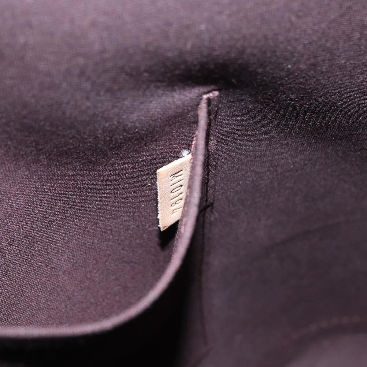 Louis Vuitton Alma Handbag Monogram Vernis, BURGUNDY, PATENT_LEATHER, Handbag