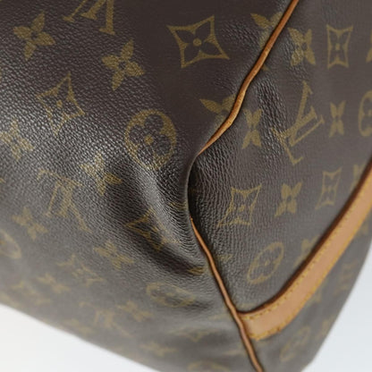 Louis Vuitton Keepall Bandouliere Bag Monogram Canvas, BROWN, CANVAS, Travel bag