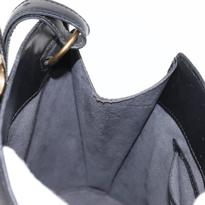 Louis Vuitton Cluny Shoulder Bag Epi Leather, BLACK, LEATHER, Shoulder bag