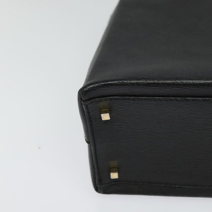 Salvatore Ferragamo Vintage Handbag Leather, BLACK, LEATHER, Handbag