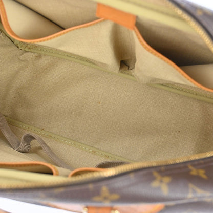 Louis Vuitton Deauville Handbag Monogram Canvas, BROWN, CANVAS, Handbag