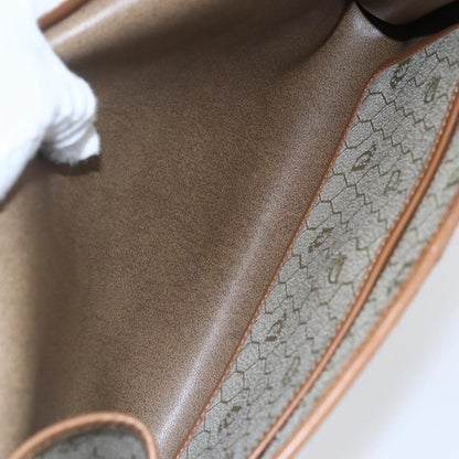 Christian Dior Vintage Honeycomb chain Canvas, BEIGE, CANVAS, Shoulder bag