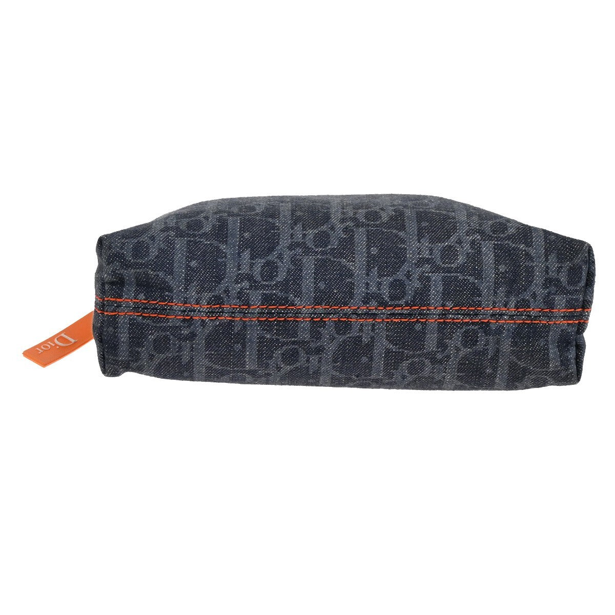 Christian Dior Flight pouch Trotter Pattern Denim, BLACK, DENIM_JEANS, Clutche & pouche