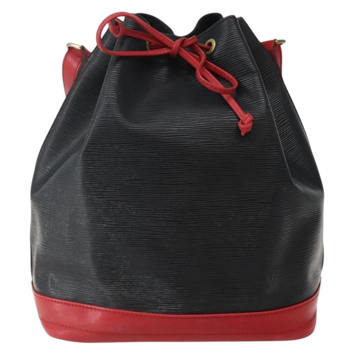 Louis Vuitton Petit Noe NM Handbag Epi Leather, BLACK, LEATHER, Handbag