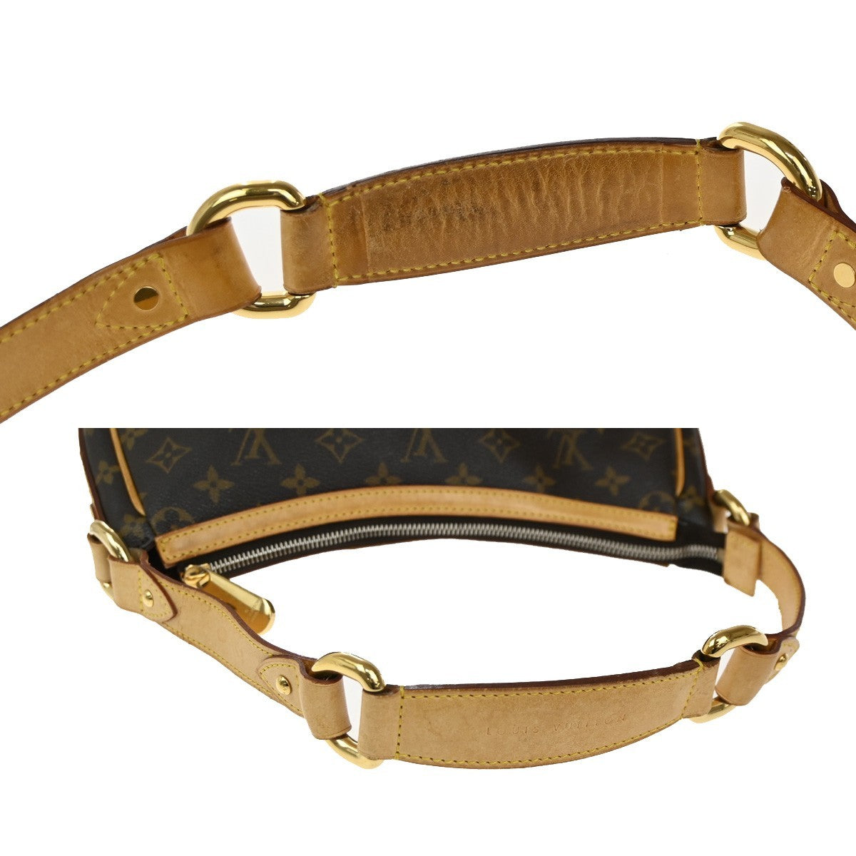 Louis Vuitton Tulum Handbag Monogram Canvas, BROWN, CANVAS, Shoulder bag