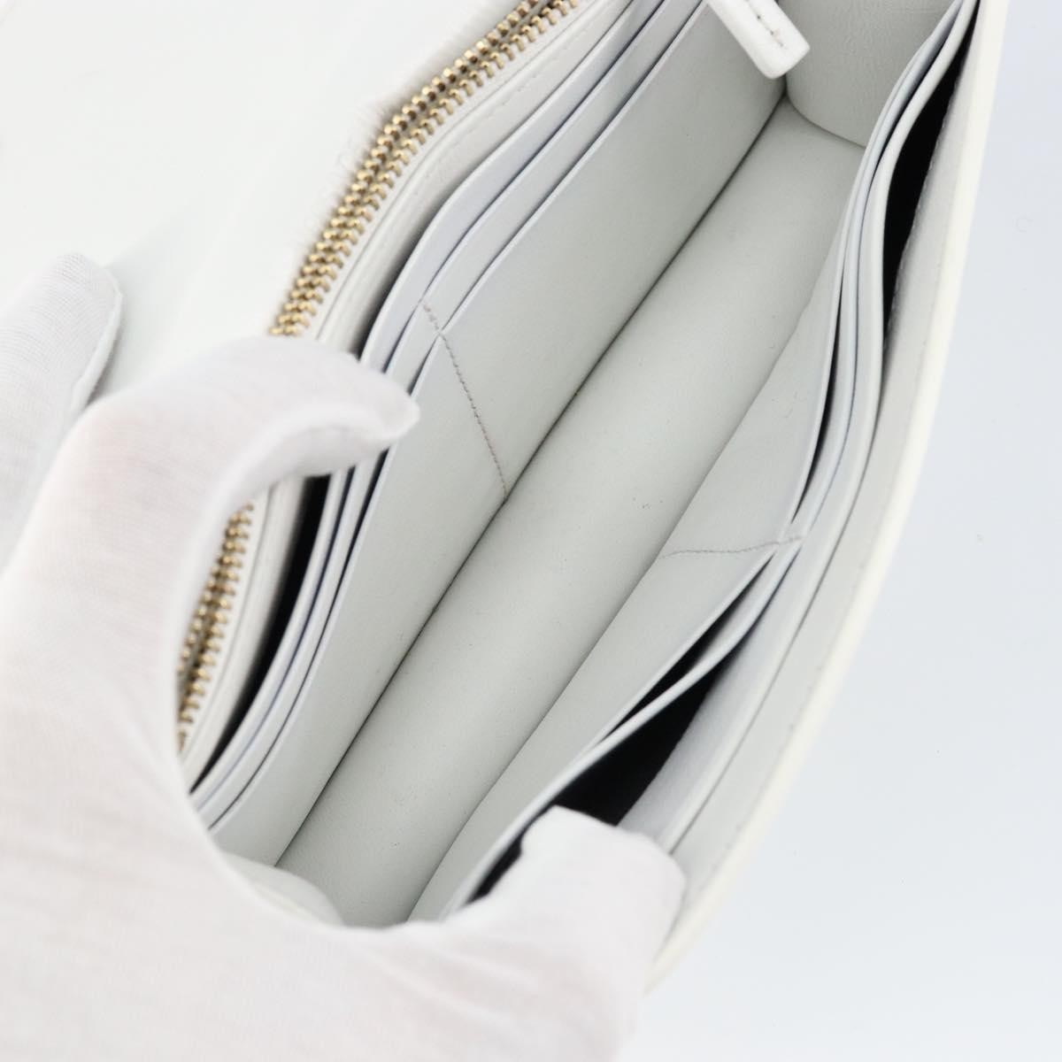 Versace Greca Goddess Wallet on Chain Leather, WHITE, LEATHER, Wallets