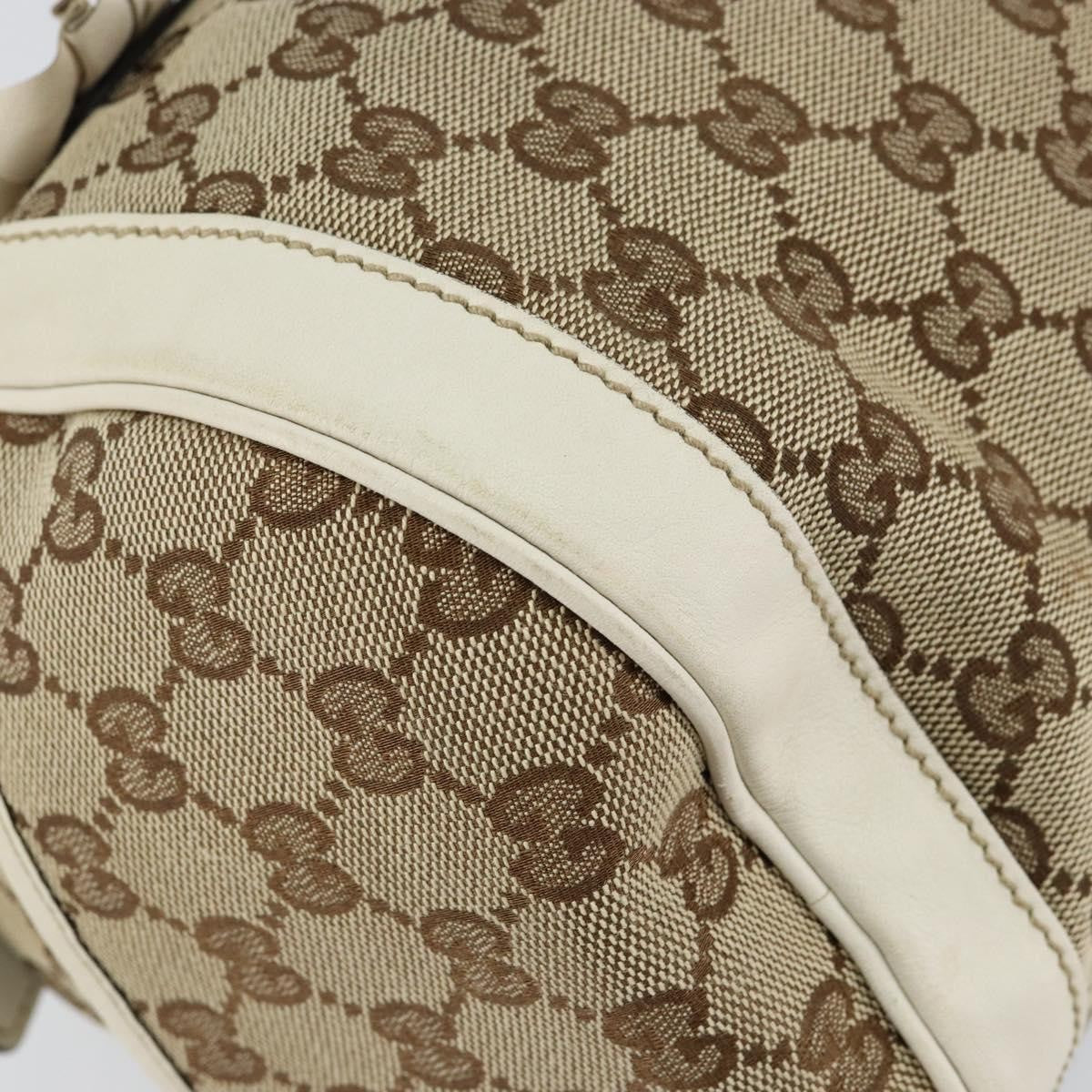 Gucci Trophy Boston Bag GG Canvas, BEIGE, CANVAS, Handbag
