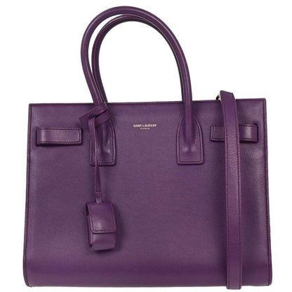 Saint Laurent Sac de Jour NM Bag Leather, PURPLE, LEATHER, Handbag