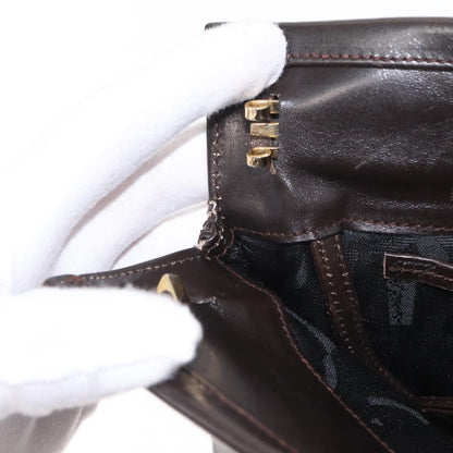 Salvatore Ferragamo Vala Shoulder Bag Leather, BROWN, LEATHER, Shoulder bag