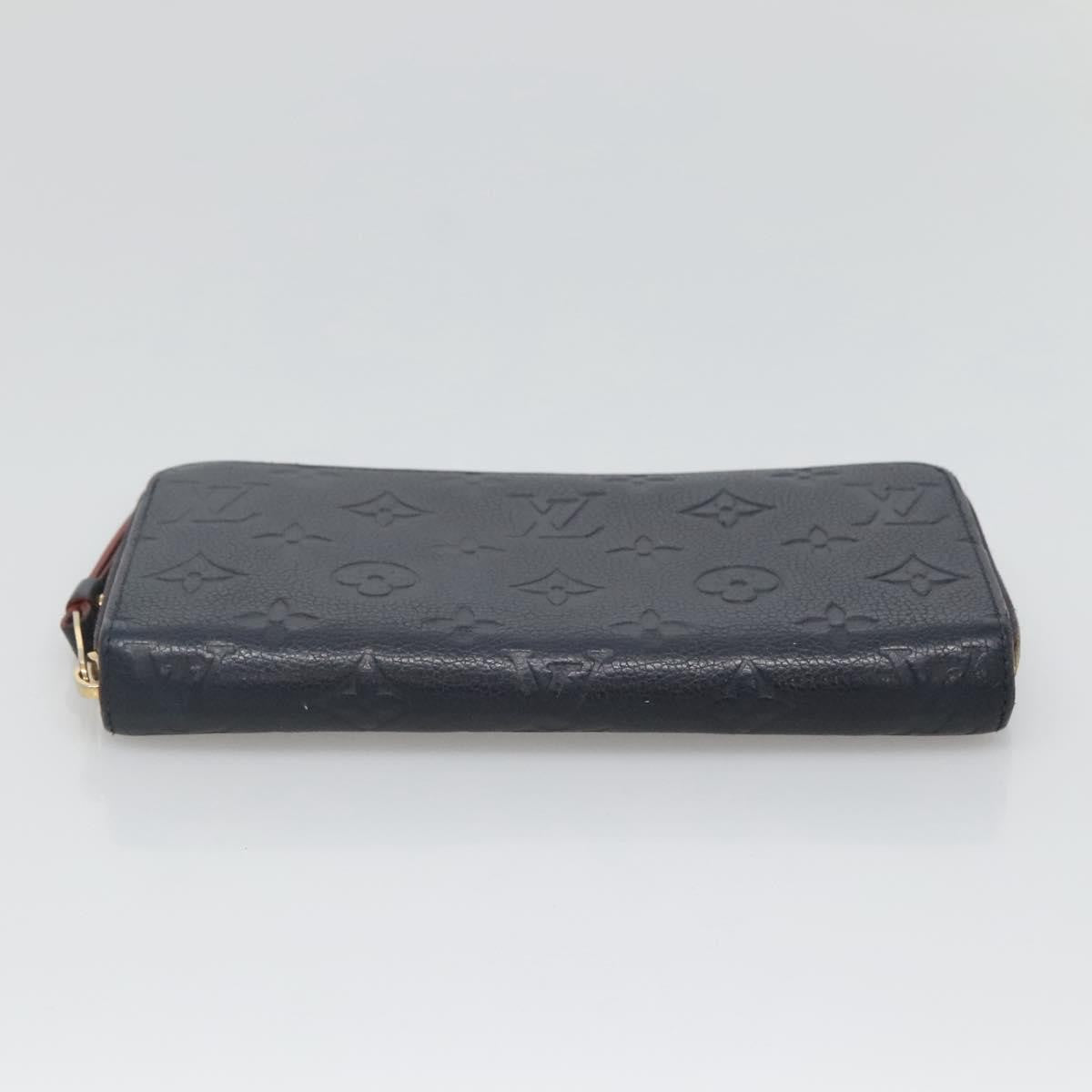 Louis Vuitton Portefeuille zippy Monogramme Empreinte Monogramme Empreinte, NAVY, LEATHER, Wallets
