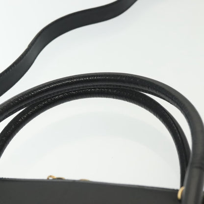 Salvatore Ferragamo Convertible Dome Gancini Leather, BLACK, LEATHER, Handbag