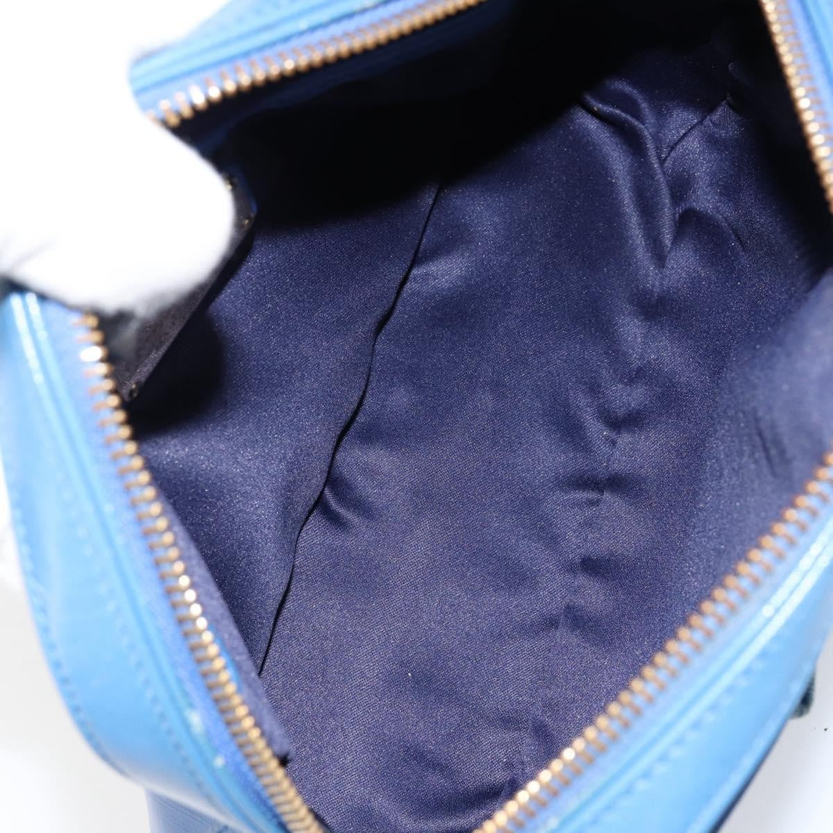 Salvatore Ferragamo Vala Chain Shoulder bag Leather, BLUE, LEATHER, Shoulder bag