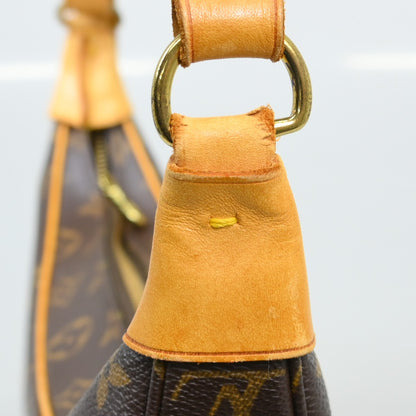 Louis Vuitton Boulogne Handbag Monogram Canvas, Brown, Canvas, Shoulder Bag