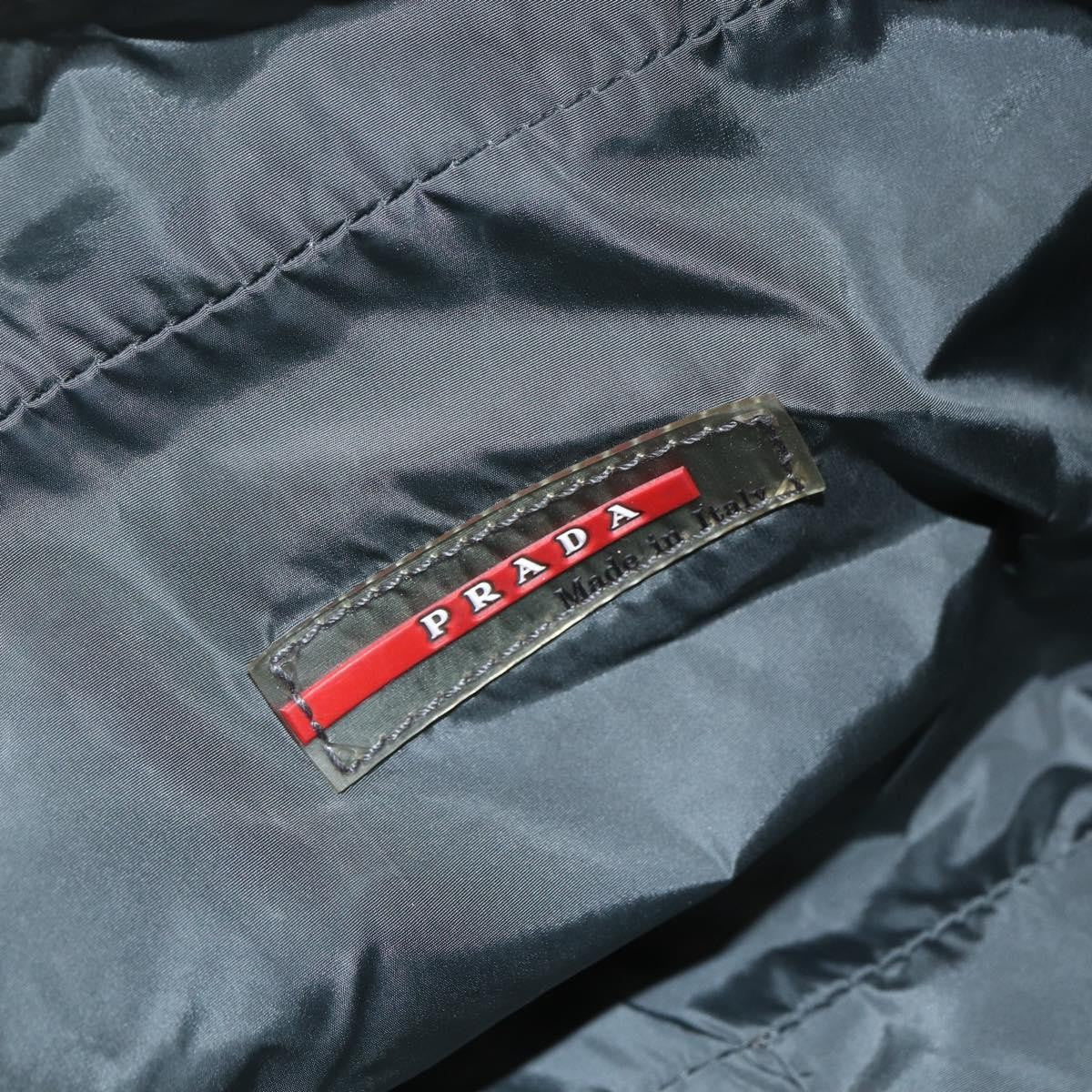 Prada Sport Zip Shoulder Bag Tessuto, BLACK, NYLON, Shoulder bag