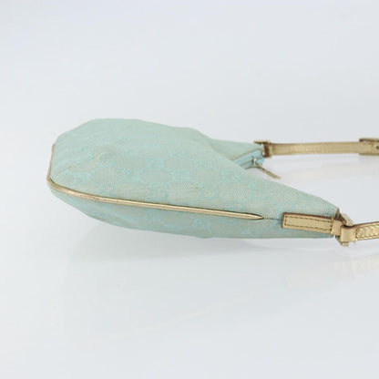 Gucci Vintage Pochette Shoulder Bag GG Canvas, BLUE, CANVAS, Shoulder bag