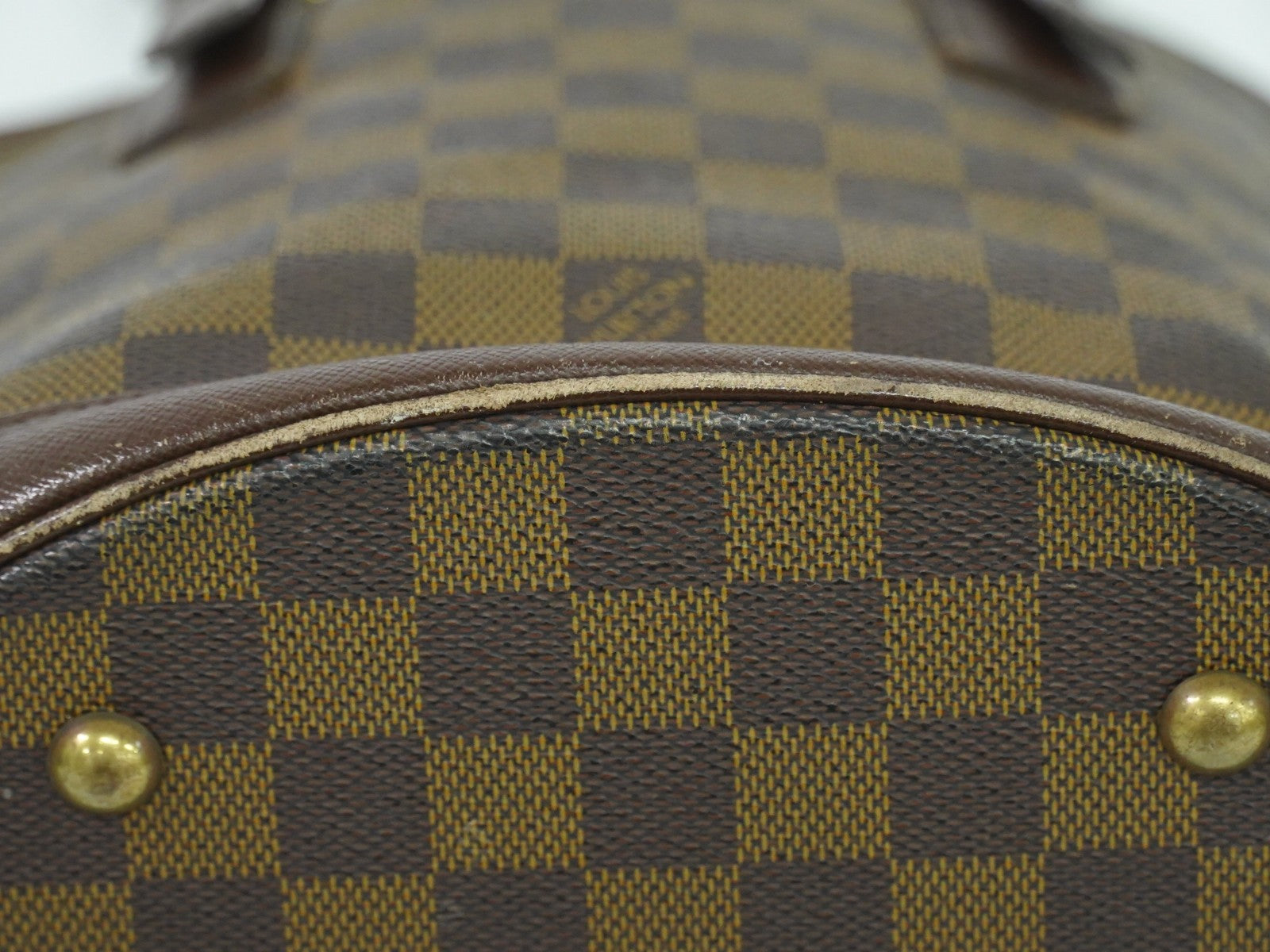 Louis Vuitton Marais Damier, BROWN, CANVAS, Tote bag