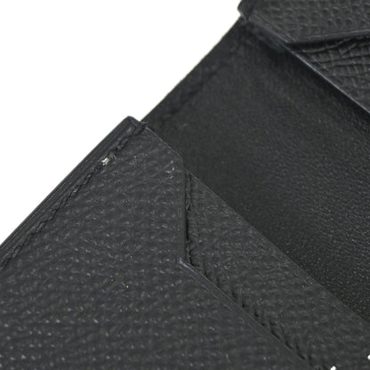 Hermes Bearn Wallet Epsom, Black, Leather, Wallet