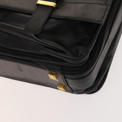 Loewe Anagram Business Leather, BLACK, LEATHER, Briefcase