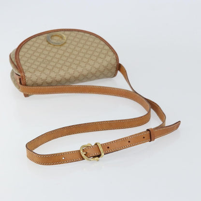 Celine Macadam Shoulder Bag PVC Leather, BEIGE, PVC, Shoulder bag