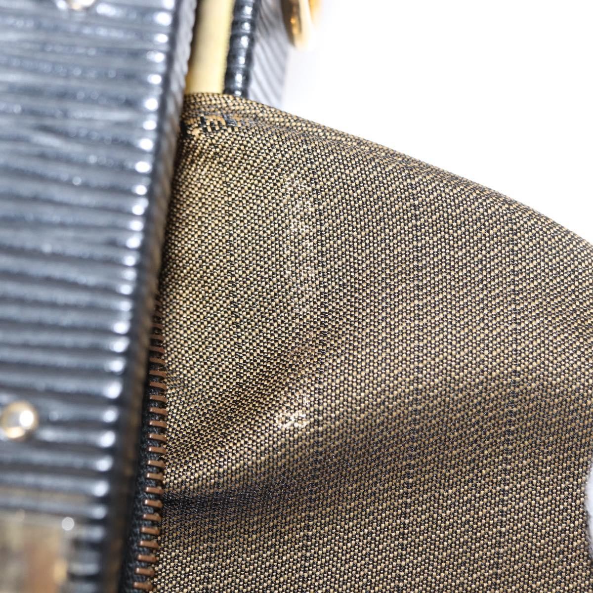 Fendi Vintage Zucca Handbag Zucca, BROWN, CANVAS, Handbag