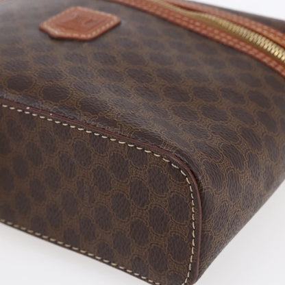 Celine Macadam Vanity Bag Canvas, BROWN, CANVAS, Travel bag