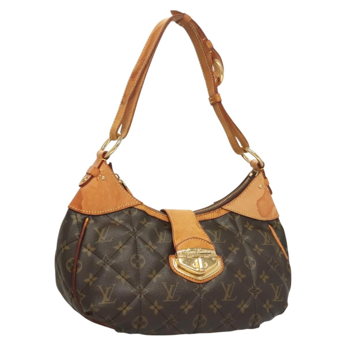Louis Vuitton City Handbag Monogram Etoile, BROWN, CANVAS, Shoulder bag