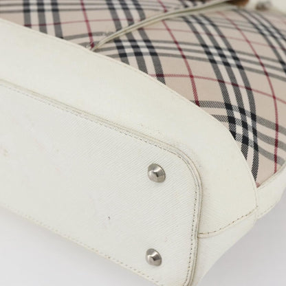 Burberry Nova Check Tote Canvas and Leather, BEIGE, CANVAS, Tote bag